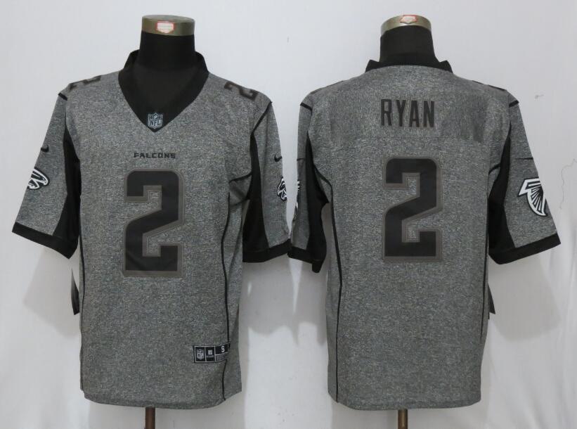 New Nike Atlanta Falcons #2 Ryan Gray Men Stitched Gridiron Gray Limited Jersey->->NFL Jersey